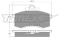 TOMEX Brakes Bremsbelagsatz, Scheibenbremse TX 10-36 für LADA ZAZ