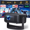 2025 NEU Beamer Projektor 4K UHD WiFi Bluetooth Android TV Heimkino Mini Tragbar