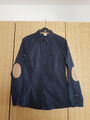 Damen- Bluse Gr.38 ESPRIT dunkelblau Langarm