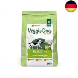 Green Petfood VeggieDog Grainfree (1 x 10 kg), vegetarisches und getreidefreies