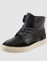 Tommy Hilfiger High Top Sneaker aus Leder in Schwarz Größe 45