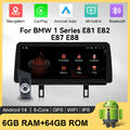 8Core 128GB Android 14 Autoradio GPS Navi 4G CarAutoPlay Für BMW E81 E82 E87 NBT