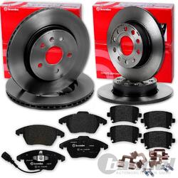 brembo BREMSSCHEIBEN+BELÄGE VORNE + HINTEN für AUDI TT 8J 8J3 8J9 Coupe RoadsterVA 312x25mm // HA 286x12mm // Bitte PR-Nr. beachten