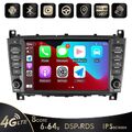 4G LTE Android12 Autoradio 6+64GB Carplay für Mercedes Benz C-Klasse W203 DSP AI