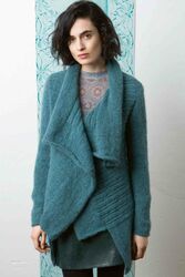 Jacke - Lang Yarns Malou Light - Modellpaket-Strickpaket mit Anle