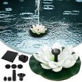 Solarpumpe Springbrunnen Lotus Solar Brunnen Garten Teichpumpe Wasserspiel