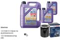 BOSCH Ölfilter 7L Liqui Moly Leichtlauf High Tech 5W-40 für Opel Movano Kasten