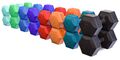 Hop-Sport Kunststoff Kurzhantel (2er Sets, 1kg-10kg) Hantelset Dumbbell