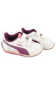 Puma Kinder Sneaker low Gr. 35 Weiß/Lila Sportlich Modern