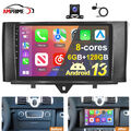 6+128G 8-Kern  Carplay Autoradio GPS NAVI SWC Für Smart Fortwo 451 2010-2015 KAM