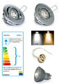 Decken Ring Lana Chrom 230V GU10 COB 5Watt = 50W Power Led  IP20