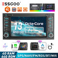 4G Android 13 64G Carplay Autoradio GPS DSP für VW 04-11 Touareg Transporter T5