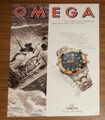 Seltene Werbung vintage OMEGA SEAMASTER PROFESSIONAL CHRONO DIVER Uhr 1994