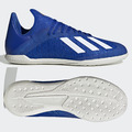 Adidas X 19.3 IN Jungen Mädchen Hallen Fußballschuhe Größe 12,5 3 3,5 Kinder blau