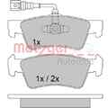 METZGER Bremsbeläge Bremsbelegsatz hinten passend für VW Touareg