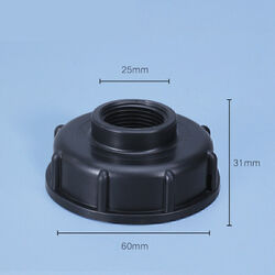 1/2 3/4 1 Zoll IBC Container Adapter Zubehör Kappe Deckel Auslaufhahn Wasserhahn