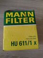 1x MANN-FILTER Ölfilter HU611/1X 2326460321 u.a. für Opel/Saab