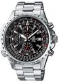 Casio Edifice Herrenuhr Armbanduhr Quarzuhr Chronograph 45mm Wasserdicht silber