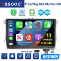 DAB+ 64G Android 13 Autoradio Carplay GPS Für VW GOLF 5 6 Plus Touran Polo Caddy