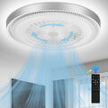 LED Deckenventilator Ventilator Lüfter Deckenlampe Beleuchtung mit Fernbedienung