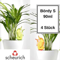 Scheurich Bewässerungssystem Bördy S 4er Set Grün/Orange 90 ml Scheurich