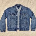 Jeansjacke „Tommy Hilfiger“ mit Label-Patch Modell 'TRUCKER' blau