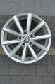 1x Alufelge 16 Zoll 6.5" 5x112 46ET Glanz Silber 5G0601025BQ VW Golf Vii