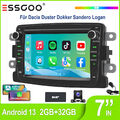 Android13 DAB+ Carplay Autoradio GPS 32GB Für Renault Dacia Duster Sandero Lodgy