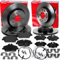 brembo BREMSSCHEIBEN + BELÄGE VORNE+HINTEN passend für MINI R55 R56 R57 R58 R59