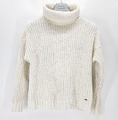 Hollister Damen Schicker Pullover Weicher Strickpullover mit Rollkragen in Gr. S