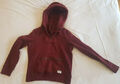 Sweatjacke Hoodie ABERCROMBIE & FITCH A&F Gr. S Kapuze weinrot warm Sweatshirt