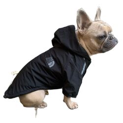 Winter Pet Dog Waterproof Warm Coat Hooded Jacket Dog Face Reflective Pet Clothe