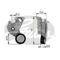 GATES (T38148) Spannrolle, Keilrippenriemen für AUDI SEAT SKODA VW