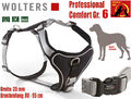 Wolters Geschirr Professional Comfort Hundegeschirr Neopren gepolstert silber