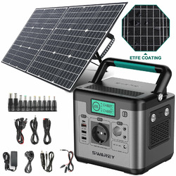 1500W/1000W/500W Solar Generator Power Station Mit 100W Solarpanel Ladegerät