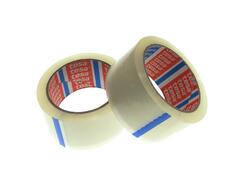 Tesa 64014 Klebeband, Packband Paketband transparent oder braun je 50mmx66m