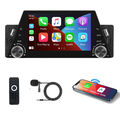 Single 1DIN 5" Touchscreen Autoradio Apple CarPlay/Android Auto Bluetooth FM USB