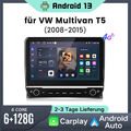 Für VW Multivan T5 08-2015 Android13 Autoradio GPS Nav WIFI BT DAB+ 128G Carplay