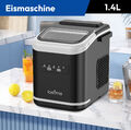 LOEFME Eiswürfelmaschine Eiswürfelbereiter Eismaschine 12kg Schnell Ice Maker