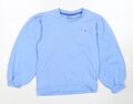 Crew Clothing Mädchen blau Baumwolle Pullover Sweatshirt Größe 11-12 Jahre Pullover