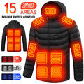 Beheizt Warm Veat Winter Warm Elektrisch USB Jacke Heizung Mantel Thermo Herren☀