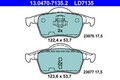 Bremsbelagsatz Scheibenbremse ATE Ceramic 13.0470-7135.2 für VOLVO V70 S60 S80 1