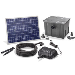 Solar Teichfilter Set 50/2500 Solarpumpe Außenfilter Gartenteich esotec 101080Direkt vom Hersteller esotec & superschneller Versand!