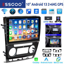 DAB+ 64G Android 13 Carplay Autoradio GPS WIFI RDS Für Skoda Octavia 2 2007-2013