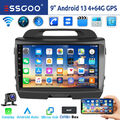 9" DAB+ 4+64G Für Kia Sportage 2010-16 Android 13 Carplay Autoradio GPS WIFI RDS