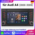 Für Audi A4 8E 8H B6 B7 2000-2009 Carplay 7"Android13 Autoradio GPS NAVI DAB+ FM