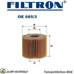 ÖLFILTER FÜR TOYOTA DAIHATSU URBAN CRUISER P1 1NR FE IST P1 AURIS E18 FILTRON