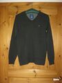 Tom Tailor grauer Pulli Gr. M * Feinstrick mit V-Ausschnitt 