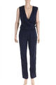 LIU JO Jumpsuit in Wickel-Optik mit mit Strass-Logo D 38 Jumpsuit Overall Onesie