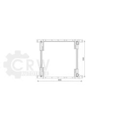 AVA QUALITY COOLING Kondensator Klimaanlage Klimakühler ( ME5289 )